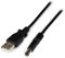 StarTech.com 1m USB to Type N Barrel 5V DC Power Cable - USB A to 5.5mm DC - 1 Meter USB to 5.5mm DC Plug (USB2TYPEN1M), Black