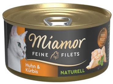 Miamor Feine Filets Naturell Huhn & Kürbis 24x80g