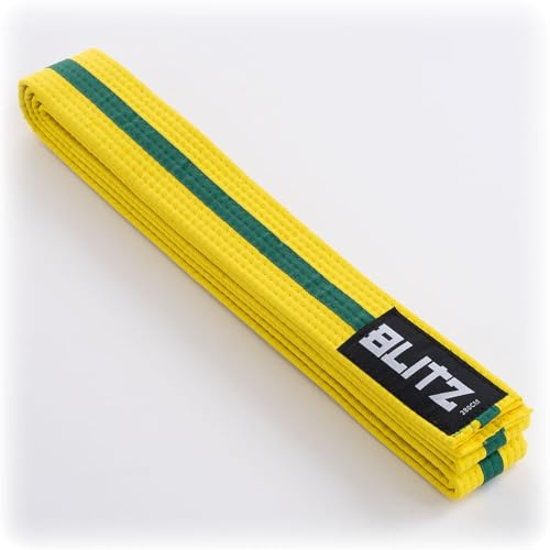 Blitz Colour Belt/Colour Stripe - Yellow/Green - 280cm