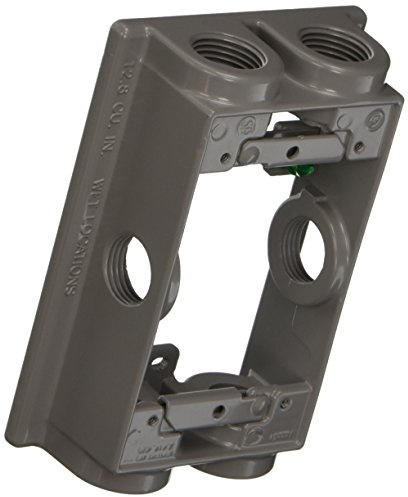 BELL 5414-0 Weatherproof Box Extension Adapter, 5-1/4-Inch X 3-1/2-Inch