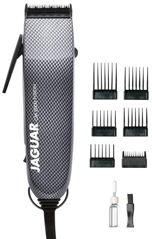 JAGUAR Haarschneidemaschine CM 2000 Fusion | Profi Haarschneider für Netzbetrieb inkl. Aufsteckkammset & Schnellmontage-System | Vom Profi für Dich