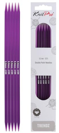 KnitPro Trendz Nadelspiele 6 (15cm) | 5mm