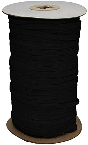 Lumonic Goma elástica plana 20m x 5mm - cordón de goma a prueba de ebullición por ejemplo para máscaras y caretas para costura y manualidades - goma por metros (varias longitudes)