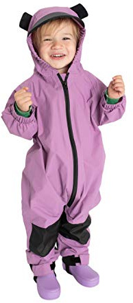 Cuddle Club Kids Toddler Snow & Rain Suit - Muddy Buddy Waterproof Coverall One Piece Weather Resistant Baby Jacket