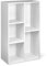 Amazon Basics Libreria con 5 scomparti, scaffale per ufficio, libreria, soggiorno, camera da letto, cubo, Bianco, 50 x 24 x 80 cm