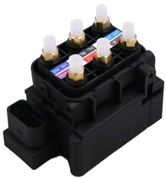 CANJPTON Ventilblock Magnetventil Ventileinheit Regelventil Luftfahrwerk Kompatibel mit Audi Allroad C5 C6 A6 A8 VW Phaeton Bentley Quattro 2.7 Luftfederung 4F0616013 4H0616013A 3D0616013B 4E061600
