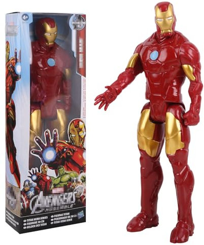 Heartsking Titan Hero Figur, 30 cm Große Iron Spielzeug Superhelden Actionfiguren Figuren Deko Mitgebsel Kindergeburtstag für Kinder für Kinder ab 4 Jahren