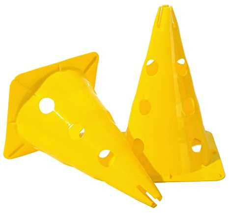 Fahoujs Trainingshütchen für Kinder, Markierungshütchen für Hunde, Training, Fußball, Sport-Trainingshütchen, Trainingshütchen, 2 Stück