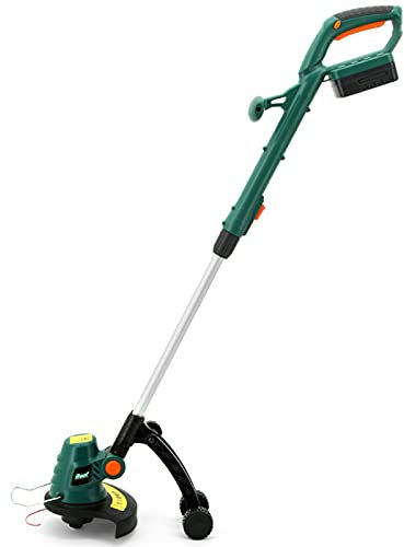 BDCXUX Tondeuse à Gazon électrique paresseuse, Petite Tondeuse à Gazon portative multifonctionnelle sans Fil, Batterie au Lithium, Vert