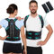 POSTURALIS Correcteur de Posture - Ceinture Dorsale/Lombaire et Redresseur de Dos pour Soulager les Douleurs au Dos et aux Épaules - Orthèse Réglable Homme/Femme avec 2 Supports d'Épaules, (S)