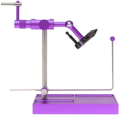 FILFEEL É de Montage de Mouches en Acier Inoxydable, Outil de Pêche à Rotation à 360 Degrés pour la Fabrication de Mouches, Excellent Choix avec efficacité et facilité de Réglage