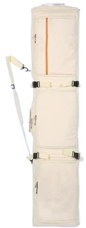 HBALDTEDC Skitasche, Mit Rollen, Doppelboardtasche mit separaten Fächern, Skitaschen, Schneeanzugtasche, Skiausrüstungstasche