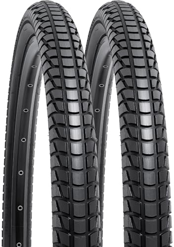 YUNSCM 2-PCS 26 Bike Tires 26 x 1.95 (53-559) Compatible with Bike 26x1.95 Bicycle Tires (YU-918)