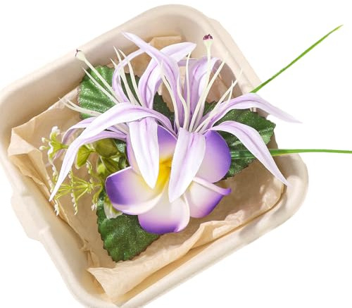 Épingle à cheveux florale élégante avec motif flamme, accessoires de vacances pour un usage quotidien et un événement nuptial