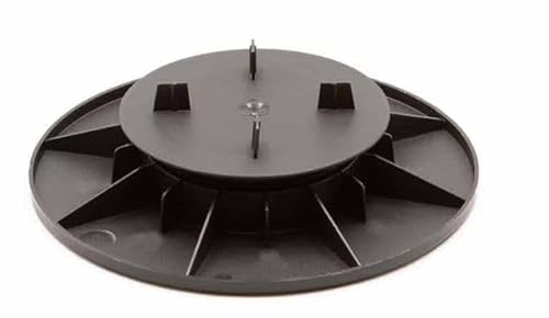 Lot de 15 Plots de Terrasse Réglables 25-40 mm + 15 Cales Amortissantes en Caoutchouc I Idéal pour Terrasses en Dalles ou Lambourdes, Sol, Pierre & Carrelage