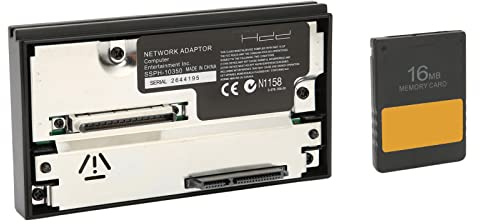 Acouto For PS 2 Adapter Set Interface HDD Adapter and FMCB Version .966 Memory Card 16 MB McBoot AdapterSATA Interface AdapterSATA HDD Hard Disk AdapterFMCB Version .966