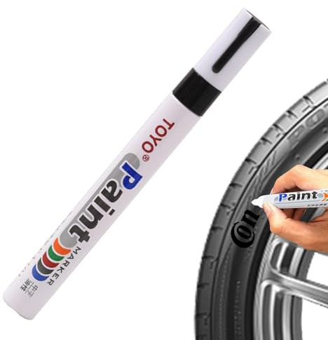 Paint Pen Paint Marker,Waterproof Pen Multi-Coloring DIY Marker | Tire Lettering, Multifunctional For Glass, Rubber, Ceramic, Wood, Paper