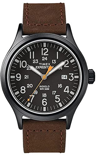 Timex Herren Quarz Uhr mit Leder Armband TW4B12500