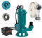 Fäkalienpumpe CTR1500 Tauchpumpe Schmutzwasserpumpe 1500W - 24000l/h m. Schneidmesser + 20m C-Schlau