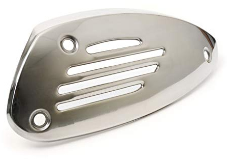 Vespa Original OEM Auspuff-Hitzeschild kompatibel für Vespa GTS, Vespa GTS Super, Vespa GTV (125–300 cc), 844864 (Chrom)