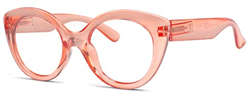 Eyekepper Runde Lesebrille - Übergroße Rahmen Mode Lesehilfe für Damen