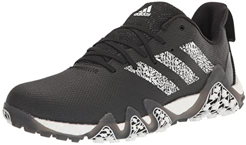adidas Herr Codechaos 22 spikless golfskor, Core svart/skodon vit/grå fem, 40 EU