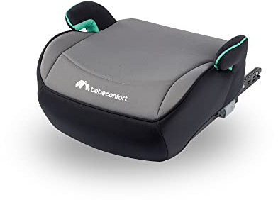 Bebeconfort Manga i-Fix Sitzerhöhung, ISOFIX-Sitzerhöhung, leichtgewichtige Auto-Sitzerhöhung, von 6 bis 12 Jahren, 22–36 kg, 128–150 cm, Grey Mist