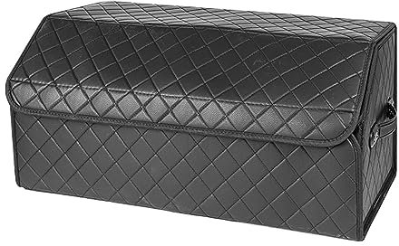 ThisgA Auto Faltbarer Kofferraum-Organizer aus Leder, für Mercedes-Benz GLB 180 180d 200 200d 220d 250 GLB35 Kofferraumtaschen mit großer Kapazitä torganisieren Sie,B-XL