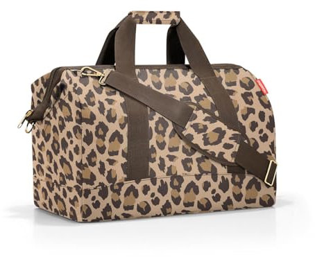 reisenthel allrounder L Vielfältige Doktortasche zum Reisen, für die Arbeit oder Freizeit Mit funktional-stylischem Design, Couleur:leo macchiato