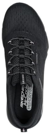 Skechers Glide-Step GRAFITY Women's Vegan Trainers 104601 BKRG Black, Bkrg Black Rose Gold, 6 UK