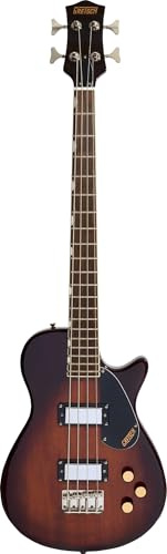 Gretsch Streamliner Jet Club Single-Cut Short-Scale Electric Bass Guitar - Havana Burst