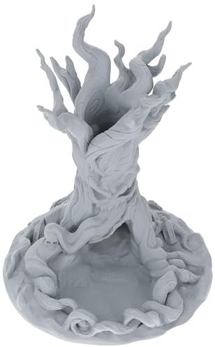Feldherr Der Schreckensbaum Würfelturm - ca 20 cm hoch aus PLA in Deutschland gedruckt für Rollenspiele und Tabletop Games wie D&D Dungeons and Dragons Fantasy und Mythic roll, Farbe:Grau