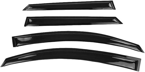 IXEUYN Auto Windabweiser für VW Touran 2006-2015, Autofenster Fenster Regen Markisen Unterstände Windabweiser Seitenfenster Sonnenblende Belüftungsschutz Regenabweiser