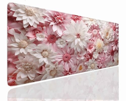 Tapis de Souris XXL 1600x800x4mm Grand Tapis de Bureau Tapis de Souris Gamer Tapis Bureau Gaming Antidérapant Résistant à l'eau, Tapis Souris XXL Mouse Pad Mat Spring sous-Mainm, Clavier Souris J-974