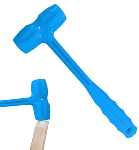 Marteau de menuiserie - Marteau de sol portable avec poignée ergonomique - Léger - Marteau de sol antidérapant pour installer des étagères et installer des tentes en plein air