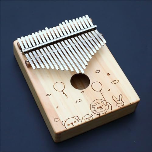 Kalimba Instrument 21-Tasten-Fichten-Daumenklavier Kalimba Tragbares Fingerklavier Tragbares Daumenklavier Mit 21 Tasten(Style 22)