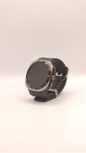 Samsung Galaxy Watch Ultra - 47 mm - titanio - smartwatch con cinturino marino - caucci? - grigio scuro - misura cinturino: S/M/L - display 3,8 cm (1,5)