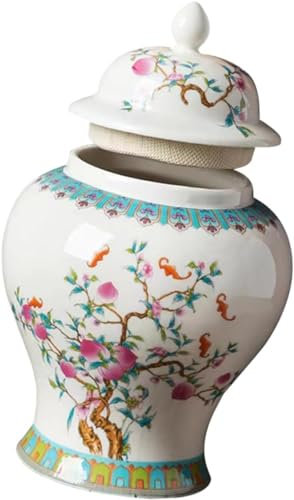 Théière en céramique Théière traditionnelle Théière en porcelaine Théière décorative Pots à thé chinois Pot de conservation des aliments Pots de cuisine vintage Joint Comptoir Céramique-Blanc||18.5X7X