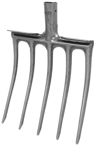 iplusmile Agricola in Acciaio Robusto Cinque Denti Testa Sostituibile Per Lavori Di Scavo e Aratura Attrezzo Multifunzionale Per Giardinaggio e Agricoltura