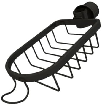 BAZEITFLOW Estantería Fregadero de Aluminio para Cocina Soporte Multifuncional para Esponja y Bayeta Organizador sin Taladros para Grifos Fácil Instalación y Secado Rápido