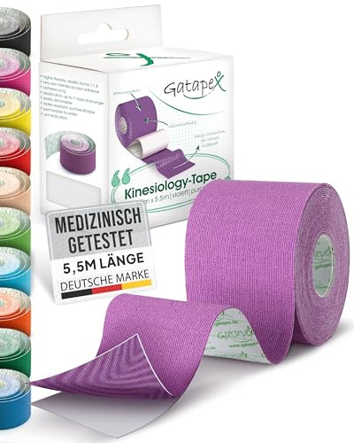 Gatapex Kinesiology-Tape 5,5m x 5cm Farbauswahl