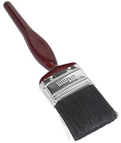 Sealey SPB50S 50 mm Pure Bristle Paint Brush, Pack of 10