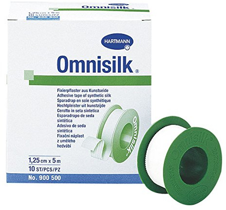 Hartmann 9005025 Pflasterverbände, Omnisilk, 5 cm x 5 m