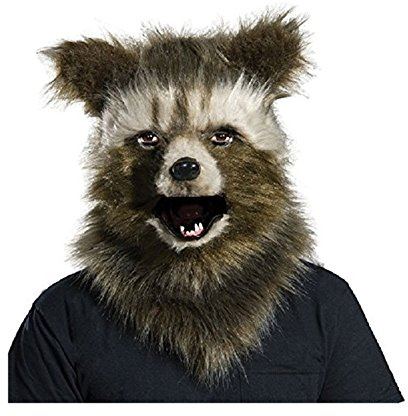Rubies Guardians Of The Galaxy Vol. 2 Adult Rocket Raccoon Fur Mask Adult One Size