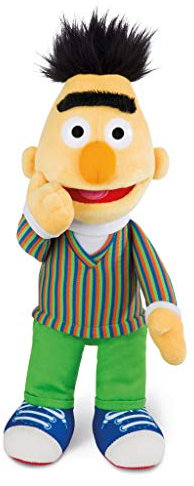 Nici 43508 Sesame Street Plüsch-Puppe Bert, Orange