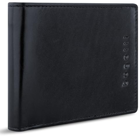 bugatti Romano RFID Wallet with Flap 8CC Black