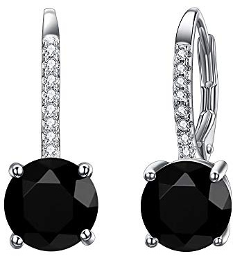 EVER FAITH Damen 925 Sterling Silber Cubic Zirkonia Gorgeous Brisur Dangle Ohrringe