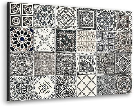 Spritzschutz für Küche aus Aluminium, made in Italy, Schutz für Herd und Wand, waschbar und einfach zu montieren, Spritzschutz aus Metall, 48 x 72 cm