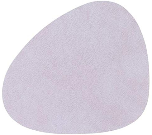 LindDNA Glasuntersetzer Curve (11x13cm) Nupo Leder, Farbe:Nupo Lilac