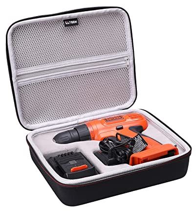 LTGEM EVA Hard Case for DECKER 20V MAX Cordless Drill and Accessories - Protective Carrying Storage Bag